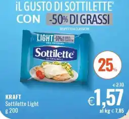 Famila KRAFT Sottilette Light offerta