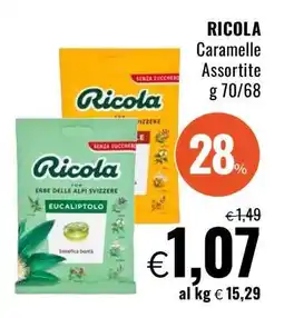 Famila RICOLA Caramelle Assortite offerta