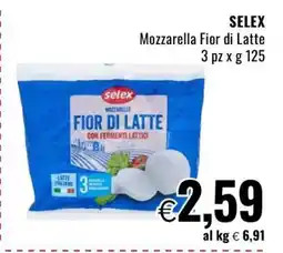 Famila SELEX Mozzarella Fior di Latte offerta