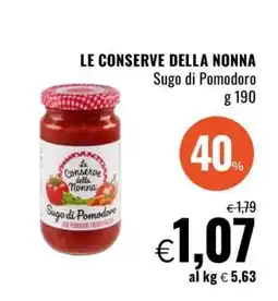 Famila LE CONSERVE DELLA NONNA Sugo di Pomodoro offerta
