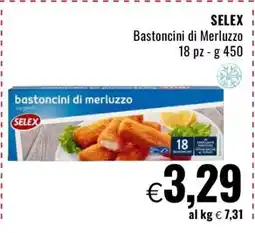 Famila SELEX Bastoncini di Merluzzo offerta