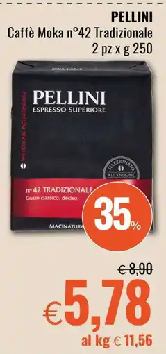 Famila PELLINI Caffè Moka n°42 Tradizionale offerta