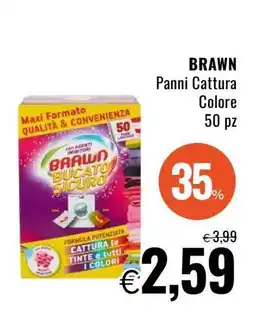 Famila BRAWN Panni Cattura Colore 50 pz offerta