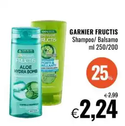 Famila Garnier Fructis Shampoo/Balsamo offerta