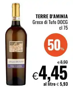 Famila TERRE D'AMINIA Greco di Tufo DOCG offerta