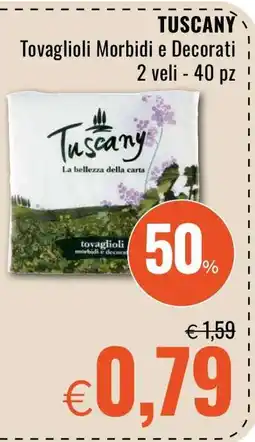 Famila TUSCANY Tovaglioli Morbidi e Decorati offerta