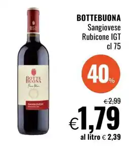 Famila BOTTEBUONA Sangiovese Rubicone IGT offerta