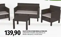 Famila SALOTTO PER ESTERNI MODELLO PENELOPE offerta