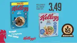 Supermercati Piccolo Kellogg's all-bran vari tipi offerta