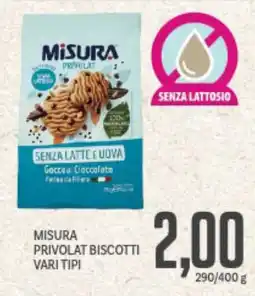 Supermercati Piccolo Misura privolat biscotti vari tipi offerta