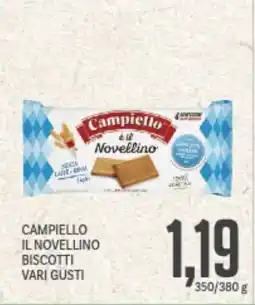 Supermercati Piccolo Campiello il novellino biscotti vari gusti offerta