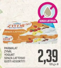 Supermercati Piccolo Parmalat zymil yogurt senza lattosio gusti assortiti offerta