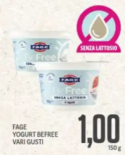 Supermercati Piccolo Fage yogurt befree vari gusti offerta