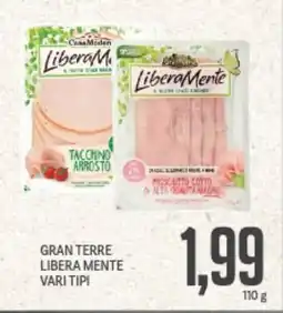 Supermercati Piccolo Gran terre libera mente vari tipi offerta