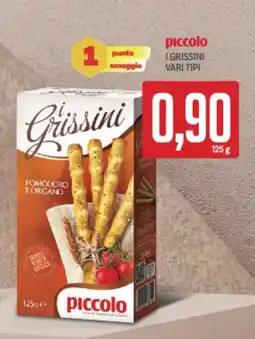 Supermercati Piccolo Piccolo i grissini vari tipi offerta