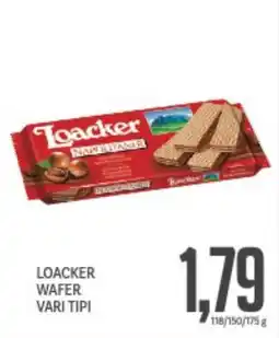 Supermercati Piccolo Loacker wafer vari tipi offerta