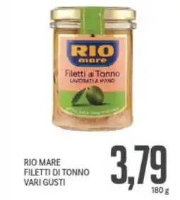 Supermercati Piccolo Rio mare filetti di tonno vari gusti offerta