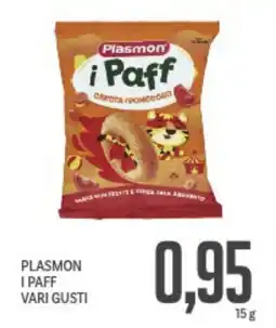 Supermercati Piccolo Plasmon i paff vari gusti offerta