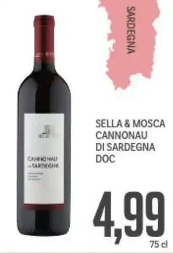 Supermercati Piccolo Sella & mosca cannonau di sardegna DOC offerta
