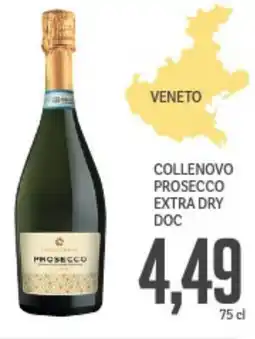 Supermercati Piccolo Collenovo prosecco extra dry DOC offerta
