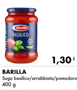 Iper Tosano BARILLA Sugo basilico/arrabbiata/pomodoro offerta