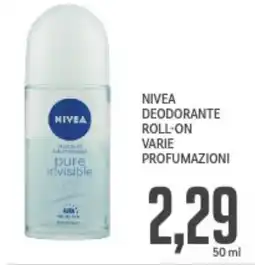 Supermercati Piccolo Nivea deodorante roll-on varie profumazioni offerta