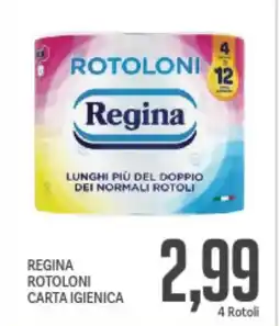 Supermercati Piccolo Regina rotoloni carta igienica offerta
