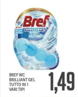 Supermercati Piccolo Bref wc brilliant gel tutto in 1 vari tipi offerta