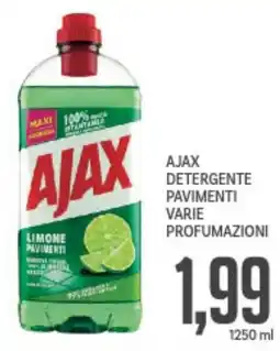 Supermercati Piccolo Ajax detergente pavimenti varie profumazioni offerta