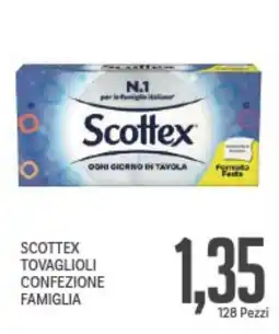 Supermercati Piccolo Scottex tovaglioli confezione famiglia offerta