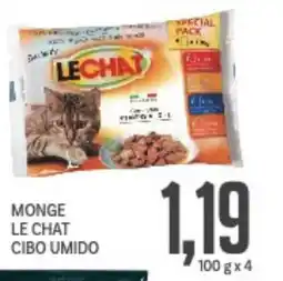 Supermercati Piccolo Monge lechat le chat cibo umido offerta