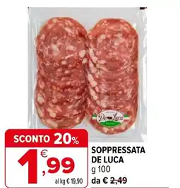 Iperal Soppressata de luca offerta