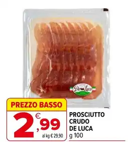 Iperal Prosciutto crudo DE LUCA offerta