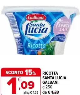 Iperal Ricotta santa lucia GALBANI offerta