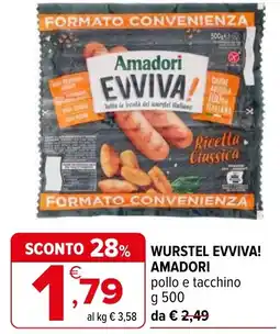 Iperal Wurstel evviva! AMADORI offerta