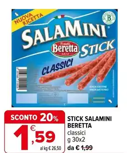 Iperal Stick salamini BERETTA classici offerta