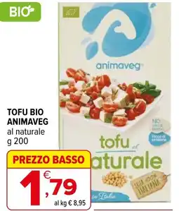 Iperal Tofu bio ANIMAVEG offerta