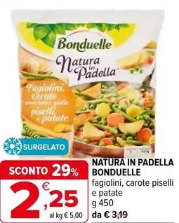 Iperal Natura in padella BONDUELLE offerta