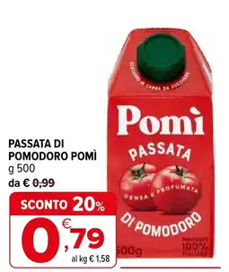 Iperal Passata di pomodoro POMÌ offerta