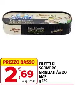 Iperal Filetti di sgombro grigliati ÀS DO MAR offerta