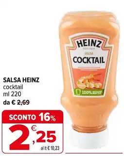 Iperal Salsa HEINZ cocktail offerta