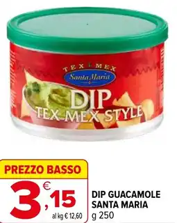 Iperal Dip guacamole SANTA MARIA offerta