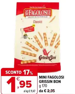 Iperal Mini fagolosi GRISSIN BON offerta