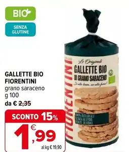 Iperal Gallette bio FIORENTINI offerta