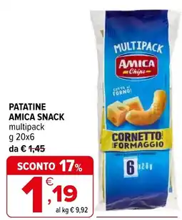 Iperal Patatine amica snack offerta