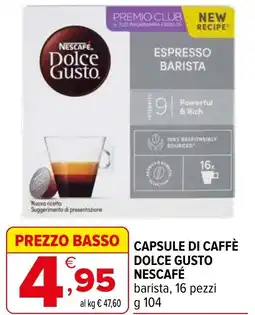 Iperal Capsule di caffè dolce gusto NESCAFÉ offerta