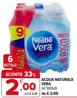 Iperal Acqua naturale vera NESTLE offerta