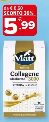 Iperal Matt Collagene idrolizzato 3000 offerta