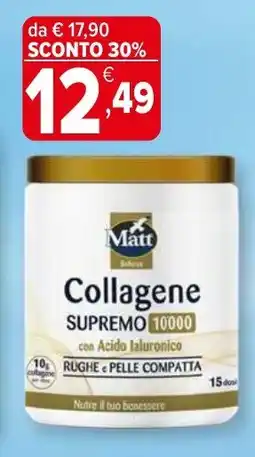 Iperal Matt collagene supremo 10000 offerta