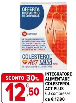 Iperal Integratore alimentare colesterol ACT PLUS offerta